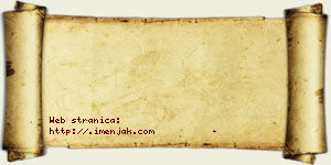 Georgina Dedinac vizit kartica